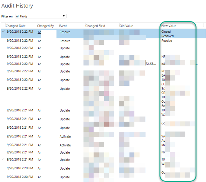 image-1 Dynamics CRM Audit History'de Eksik Verilerin Gözükmesi Sorunu