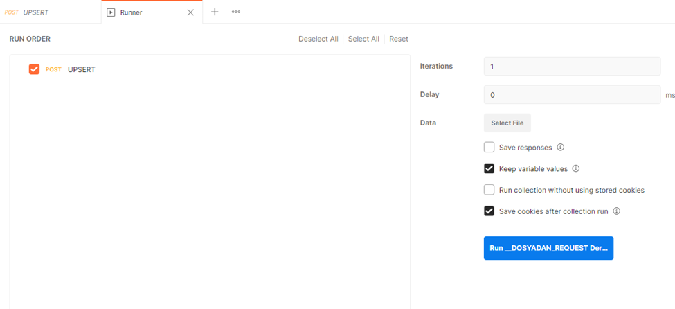 image-20 Postman Kullanarak Toplu Istekleri İlgili Api'ye Gönderme
